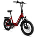 Eunorau META 20" Foldable E-Bike Deep Crimson 1 | Ebike Boomers LLC