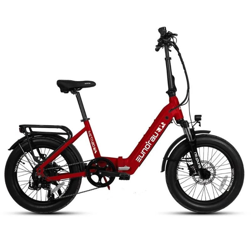 Eunorau META 20" Foldable E-Bike Deep Crimson 4 | Ebike Boomers LLC