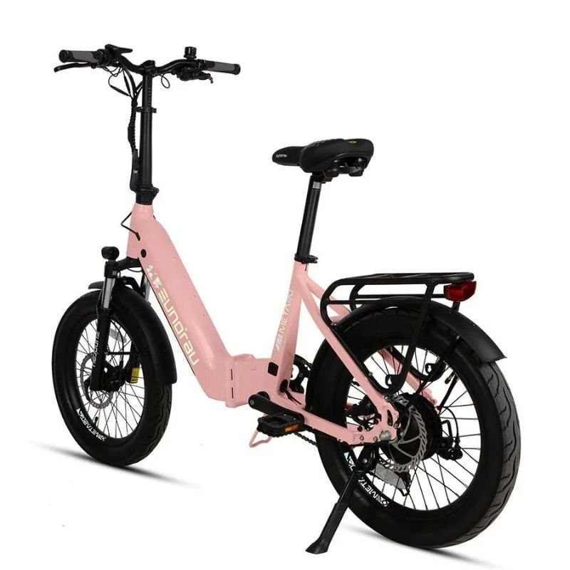 Eunorau META 20" Foldable E-Bike Pastel Pink 2 | Ebike Boomers LLC