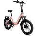 Eunorau META 20" Foldable E-Bike Pastel Pink 1 | Ebike Boomers LLC