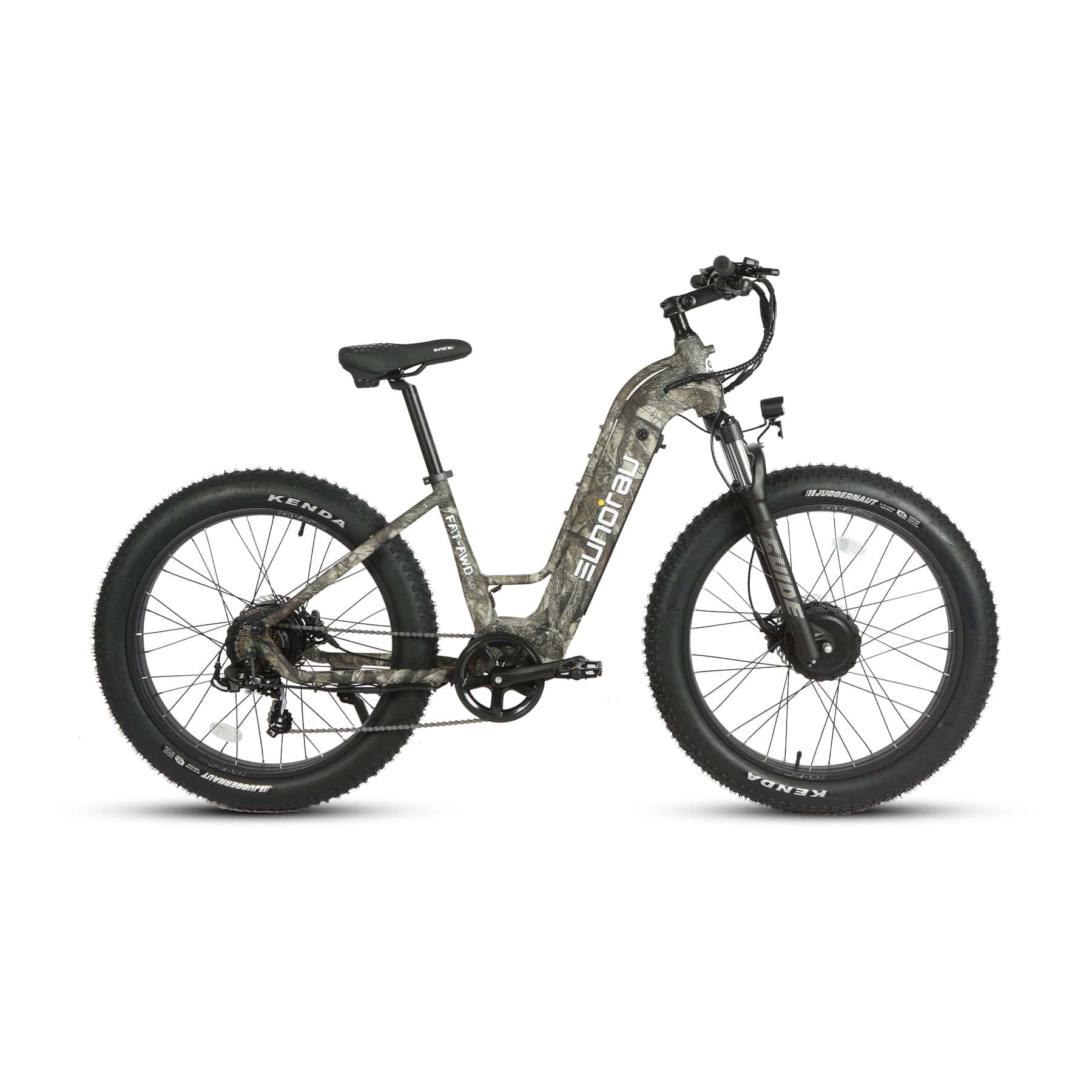 Eunorau Fat-AWD 2.0 Step-Thru All-Terrain Fat-Tire E-Bike Maple 4 | Ebike Boomers LLC