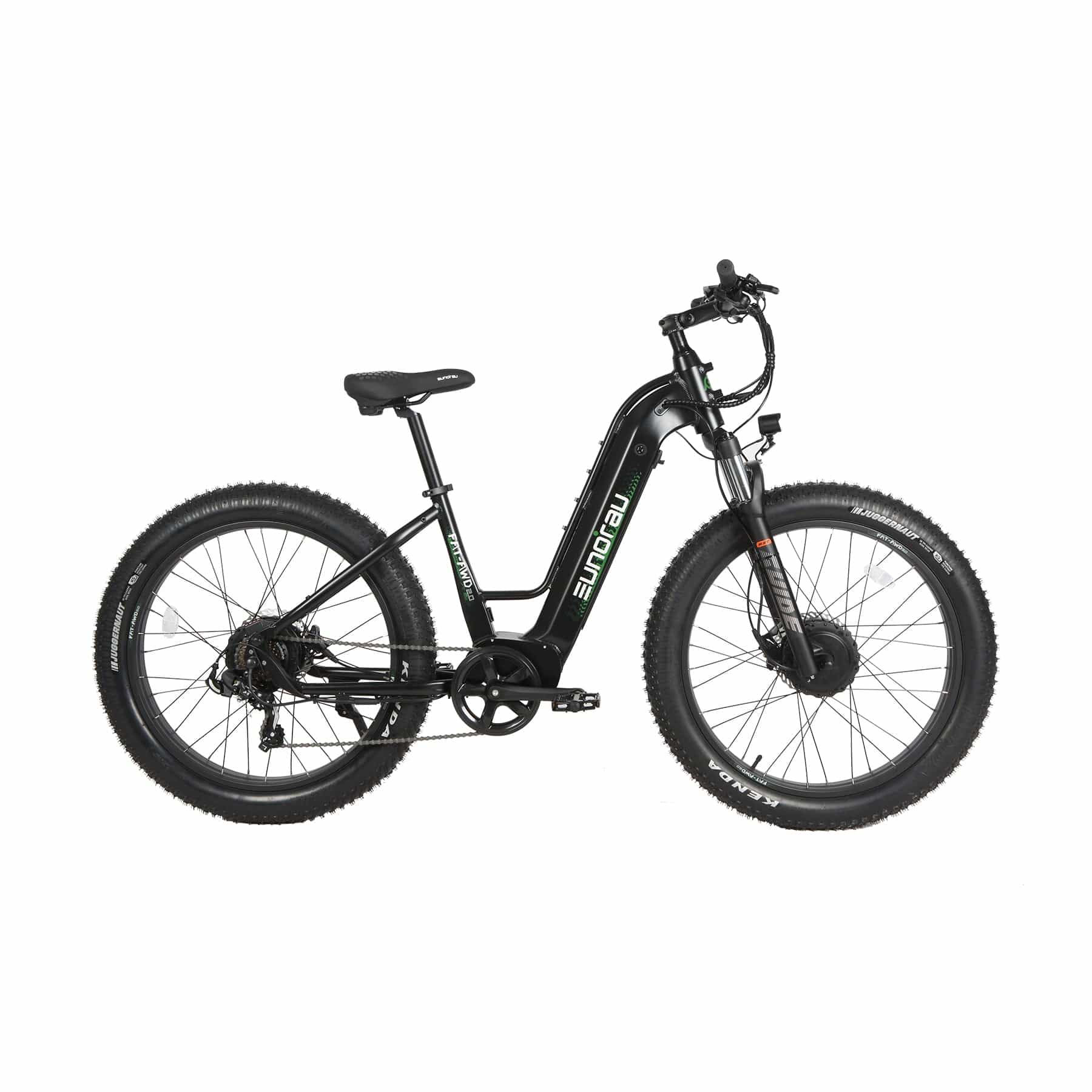 Eunorau Fat-AWD 2.0 Step-Thru All-Terrain Fat-Tire E-Bike Raven 4 | Ebike Boomers LLC