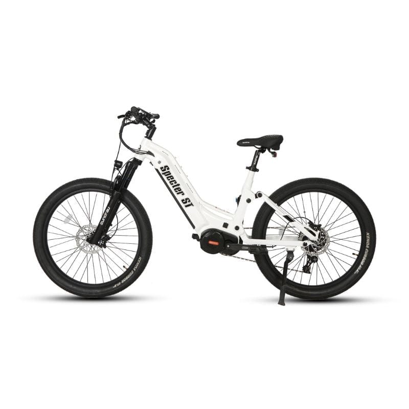 Eunorau Specter-ST Step-Thru Mountain E-Bike - White 3 | Ebike Boomers LLC