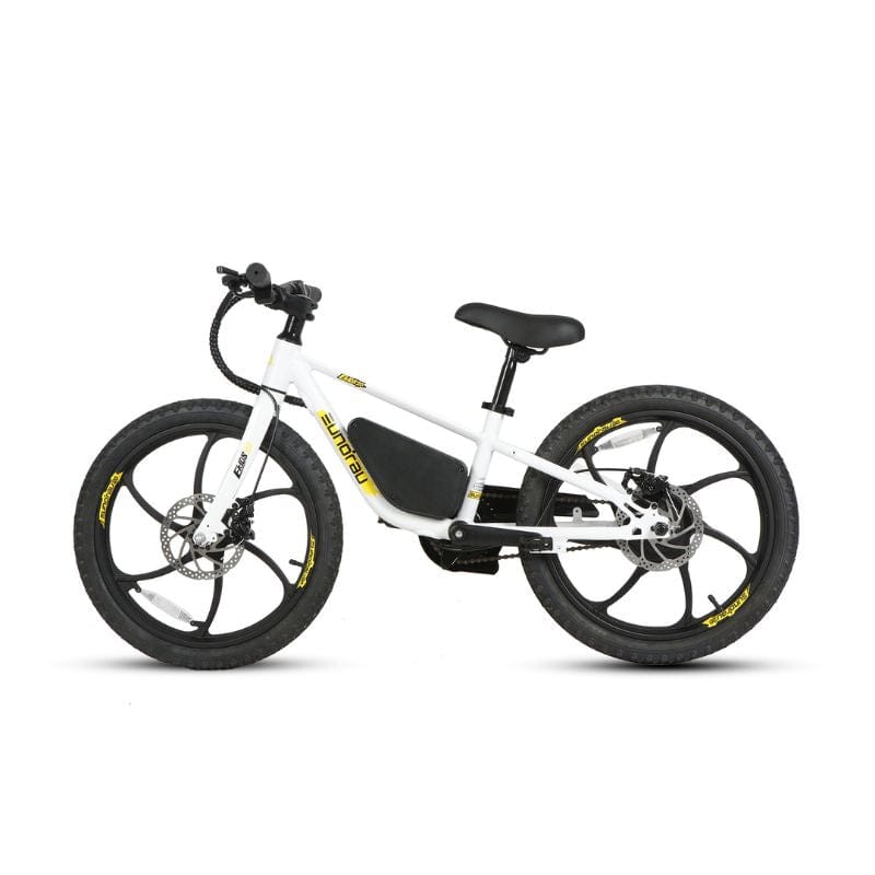 Eunorau E-Kids 20" E-Bike Cloud White 3 | Ebike Boomers LLC